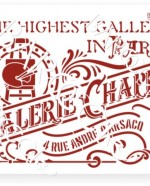 В-04 вывеска Galerie Chappe 20х25 (18х24)